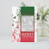 Fröhliche Weihnachten aus unserer neuen Zuhause (S Einladung (Stehend Vorderseite)