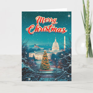 Fröhliche Weihnachten aus Washington Dc Vintage Re