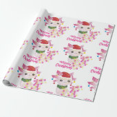 fröhliche Weihnachten axolotl santa Geschenkpapier (Ungerollt)