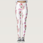 fröhliche Weihnachten axolotl santa Leggings (Vorderseite)