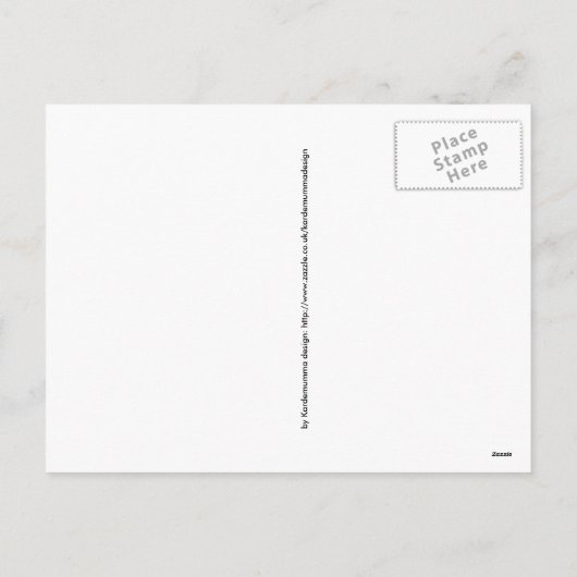 Fröhliche Weihnachten - Blumenkranz, Gänseblümchen (Rückseite)