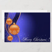 fröhliche Weihnachten Briefpapier (Vorne/Hinten)