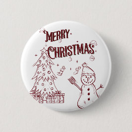 Fröhliche Weihnachten Button