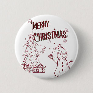 Fröhliche Weihnachten Button