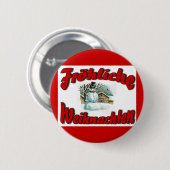 Fröhliche Weihnachten Button (Vorne & Hinten)