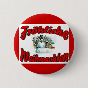 Fröhliche Weihnachten Button