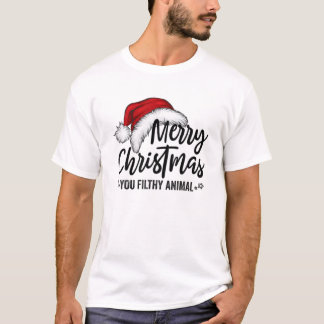Fröhliche Weihnachten Du glänzende Tiere Funny Chr T-Shirt