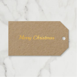 fröhliche Weihnachten einfache minimale Geschenkma Geschenkanhänger