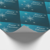 fröhliche Weihnachten, einzigartiges glänzendes Wr Geschenkpapier (Ecke)