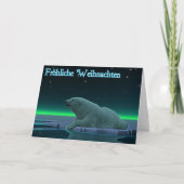 Frohliche Weihnachten - EisEdge Polar Bear (Vorderseite)
