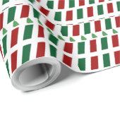 Fröhliche Weihnachten Elegant und modern individua Geschenkpapier (Rolleneckpunkt)