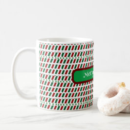 Fröhliche Weihnachten Elegant und modern individua Kaffeetasse