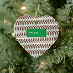 Fröhliche Weihnachten Elegant und modern individua Keramik Ornament