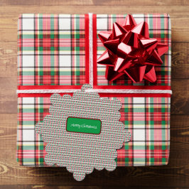 Fröhliche Weihnachten Elegant und modern individua Ornament Karte