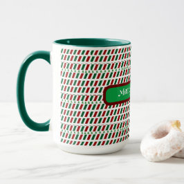 Fröhliche Weihnachten Elegant und modern individua Tasse