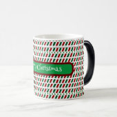 Fröhliche Weihnachten Elegant und modern individua Verwandlungstasse (VorderseiteRechts)