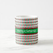 Fröhliche Weihnachten Elegant und modern individua Verwandlungstasse (Mittel)