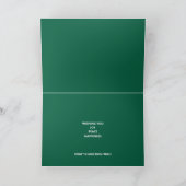 Fröhliche Weihnachten Elegante Imitate Silver Foil (Innenseite)