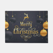 Fröhliche Weihnachten Eleganter Urlaub Schwarzes G