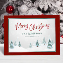 Fröhliche Weihnachten Elegantes Country Winter Art