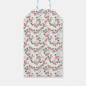 Fröhliche Weihnachten Elegantes Foto Geschenkanhänger (Rückseite)