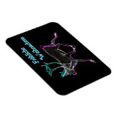 Frohliche Weihnachten - Elektrische Karibik Magnet (Rechte Seite)