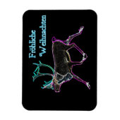 Frohliche Weihnachten - Elektrische Karibik Magnet (Vertikal)