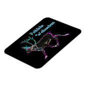 Frohliche Weihnachten - Elektrische Karibik Magnet (Linke Seite)