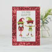 Fröhliche Weihnachten Elfenbeinmaske 2021 (Stehend Vorderseite)