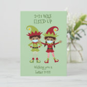 Fröhliche Weihnachten Elfenbeinmaske 2021 (Stehend Vorderseite)