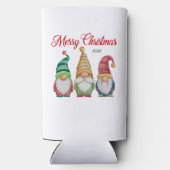 Fröhliche Weihnachten Farben Wasserfarben Garten G Selters Dosenkühler (Rückseite)