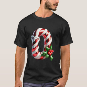 Fröhliche Weihnachten Festliche Zuckerrohr Freude T-Shirt