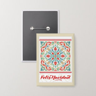 Fröhliche Weihnachten Festliches mexikanisches Til Button