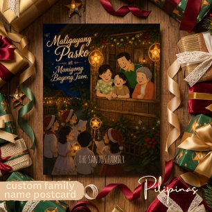 Fröhliche Weihnachten Filipino Caroling Traditione