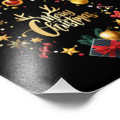 Fröhliche Weihnachten. Fotodruck (Ecke)