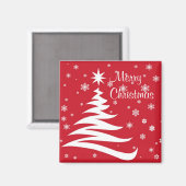 Fröhliche Weihnachten....., Frohe Weihnachten Magnet (Vorderseite/Rückseite)