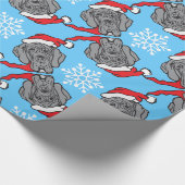 Fröhliche Weihnachten! Geschenkpapier (Ecke)