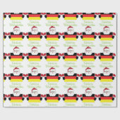 Frohliche Weihnachten Geschenkpapier (Flach)