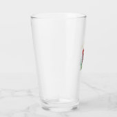 Fröhliche Weihnachten! Glas (Rechts)