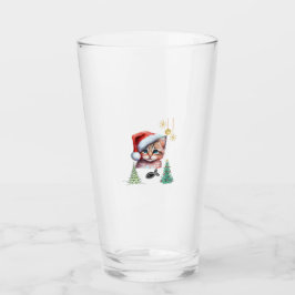 Fröhliche Weihnachten! Glas