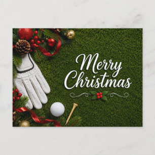 Fröhliche Weihnachten Golf auf Putting Green Holid