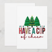 Fröhliche Weihnachten haben eine Tasse Glück (Vorne/Hinten)