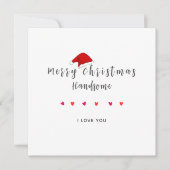 Fröhliche Weihnachten Handsome Weihnachten Fotokar (Vorderseite)