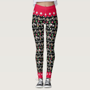 Fröhliche Weihnachten Happy Rentier Leggings
