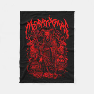 Fröhliche Weihnachten Heavy Metal Band Parodie Dea Fleecedecke