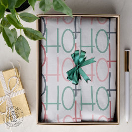 Fröhliche Weihnachten HO HO HO Seidenpapier