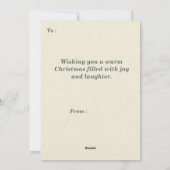 Fröhliche Weihnachten individualisieren Foto (Rückseite)