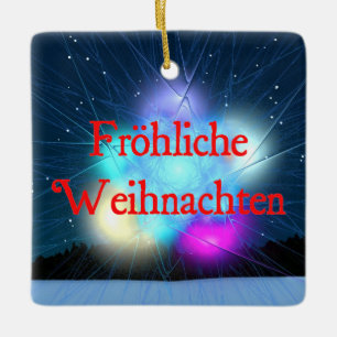Frohliche Weihnachten - Jack Frost Keramikornament