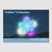 Fröhliche Weihnachten - Jack Frost Magnetkarte (Vorderseite)