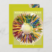 Fröhliche Weihnachten Jeder dekorative Einladung (Vorne/Hinten)